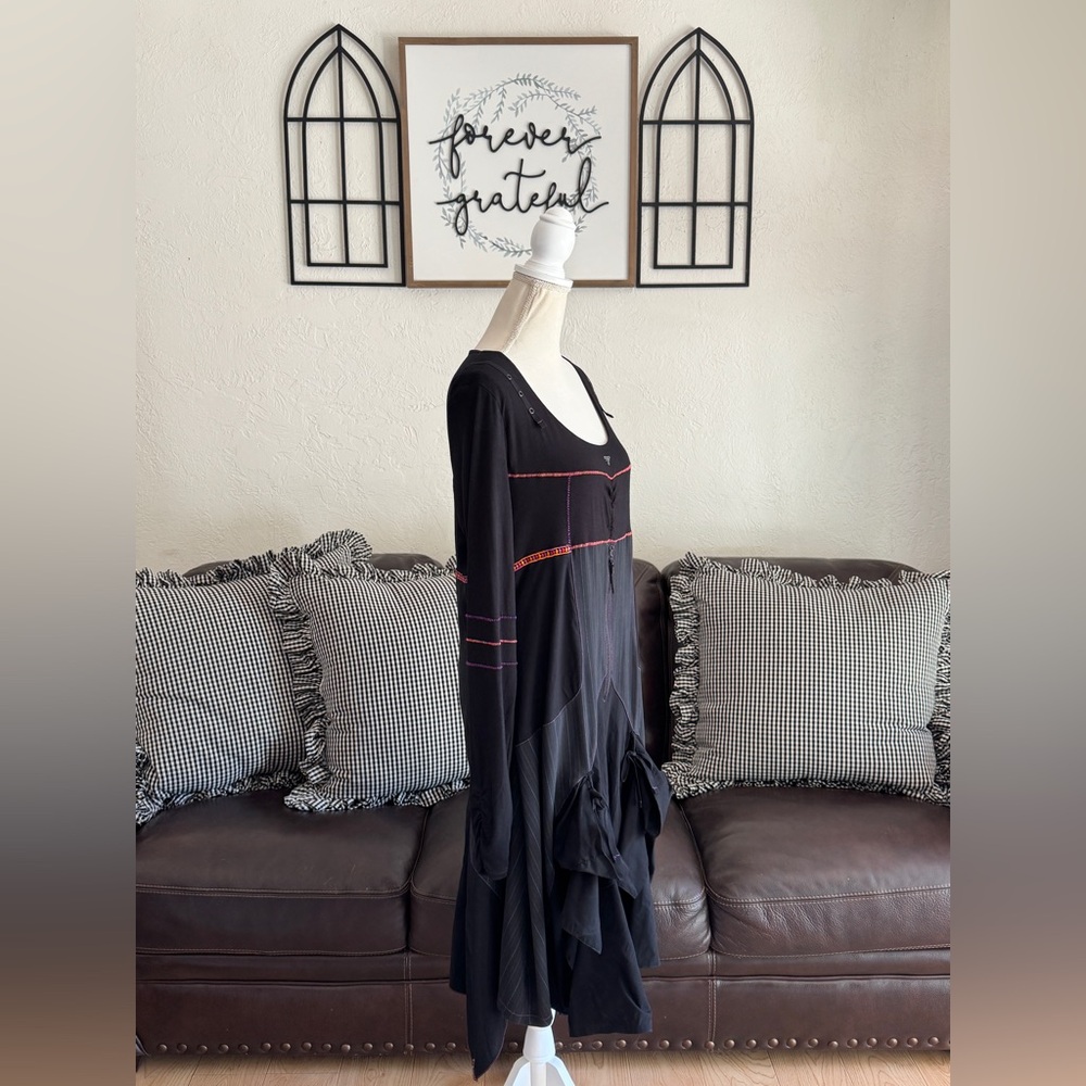 Rare LA MODE EST A VOUS Lagenlook Dress Size EU 46 Retro IndieSleeze Vintage - Picture 8 of 14